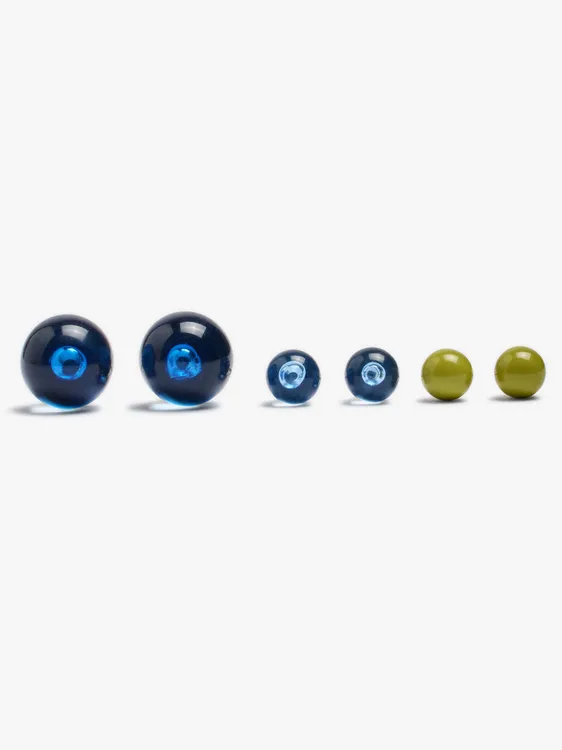 Set Of Resin Bead Earrings In A Gradient 251706 — image 1