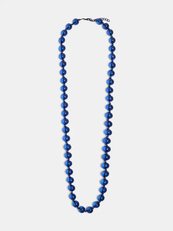 Long Resin Bead Necklace 251707 — image 1
