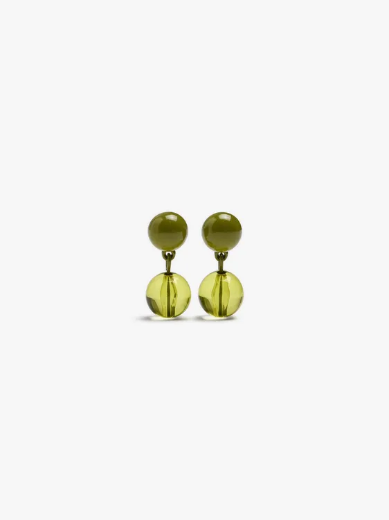 Resin And Enamel Bead Earrings 251719 — image 1