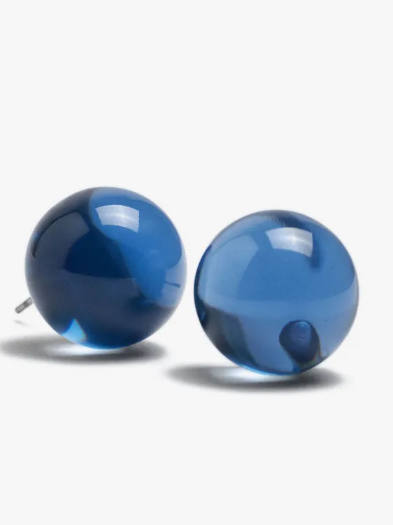 Transparent Resin Sphere Earrings 251722 — image 2