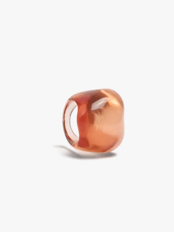 Transparent Resin Heart Ring 251727 — image 2