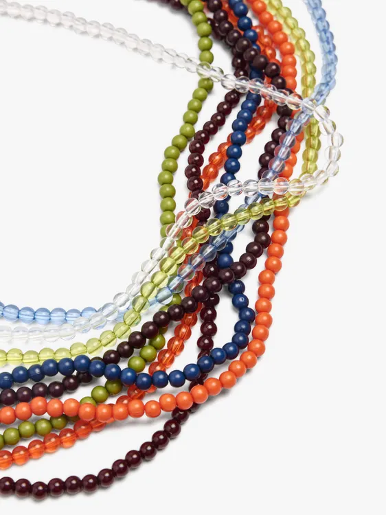 Set Of Long Resin Necklaces 251739 — image 2
