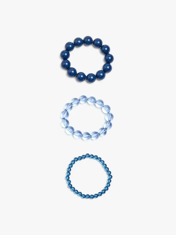 Set Of Gradient Resin Elastic Bracelets 251745 — image 2